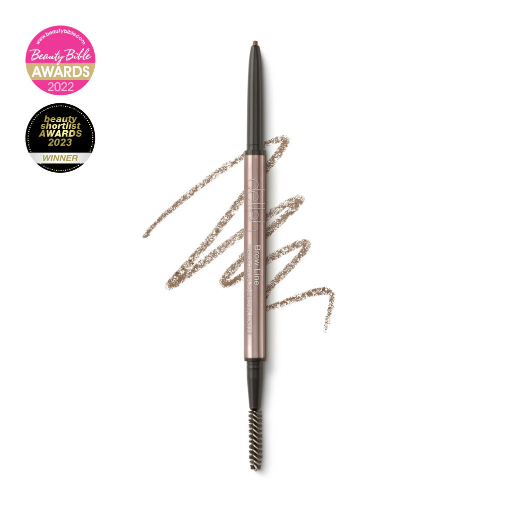 Delilah Brow line Retractable Eyebrow Pencil with Brush