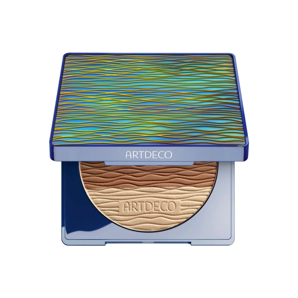 Art Deco All Seasons Bronzing Powder - Limited Ocean Wave Design
